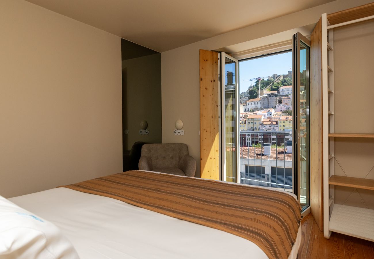 Apartamento em Lisboa - Terraço privativo com jacuzzi no Apartamento e piscina