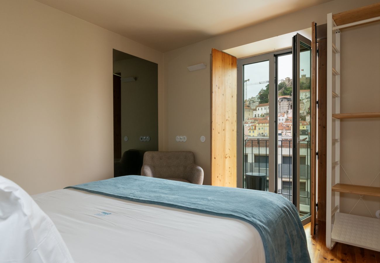 Apartamento em Lisboa - Apartamento Familiar com Varanda Panorâmica, Piscina e Vista Castelo
